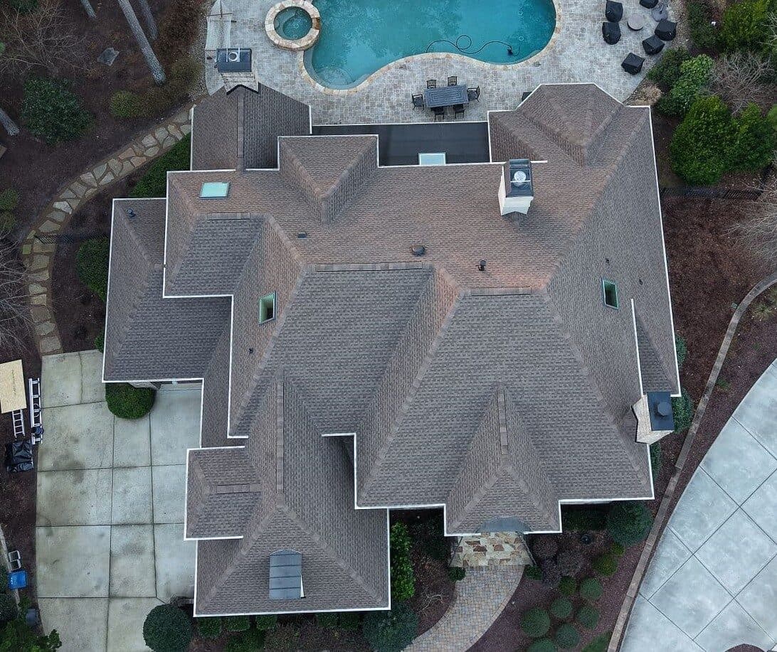 20-year-old roof, replaced — after