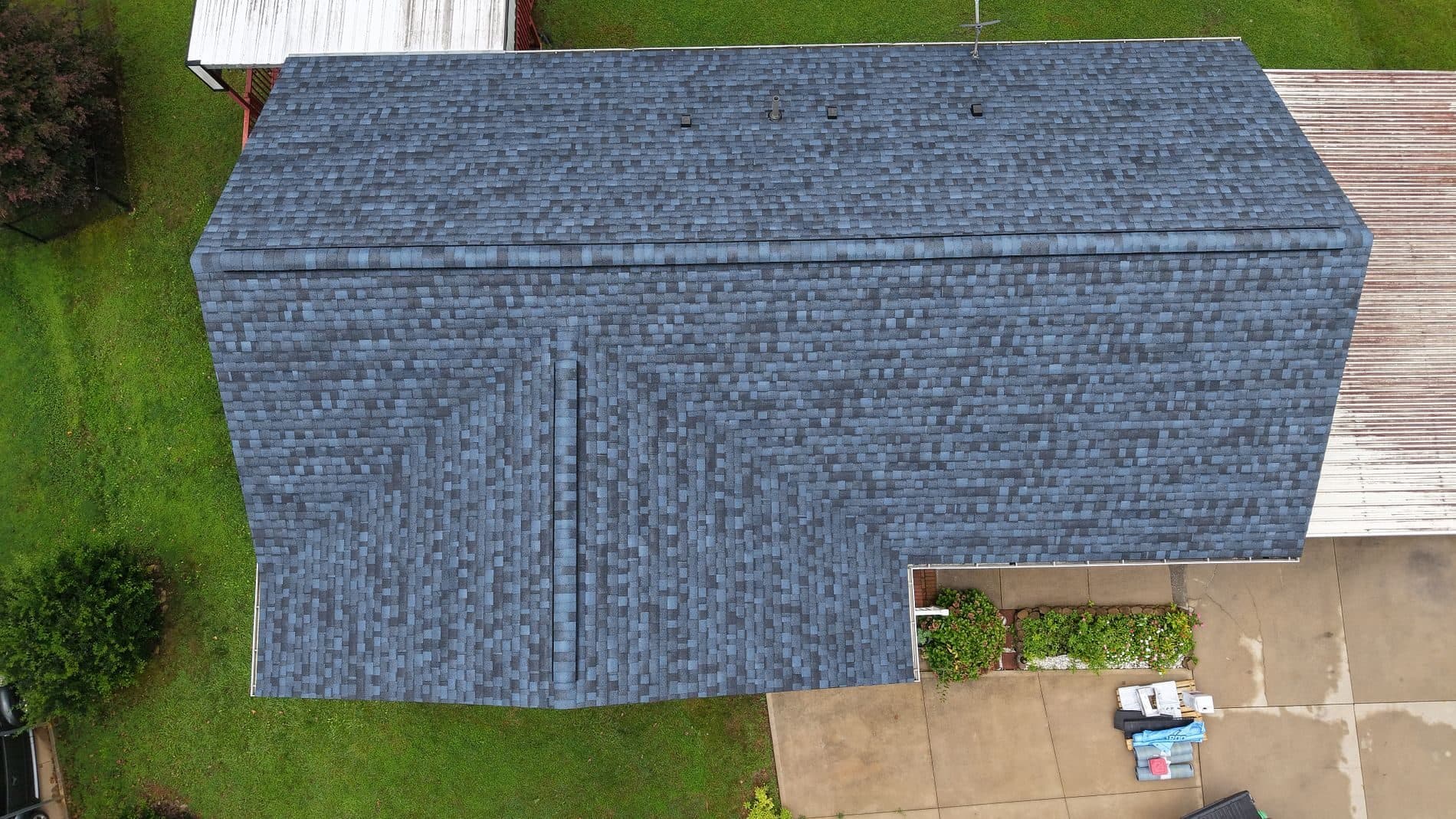 Full shingle replacement — after
